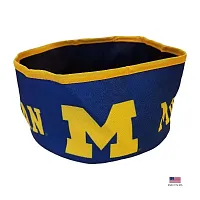 All Star Dogs Michigan Wolverines Collapsible Pet Bowl