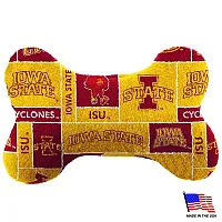All Star Dogs Iowa State Plush Bone Toy - Small