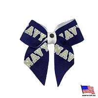 All Star Dogs Navy Midshipmen Pet Hair Bow