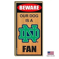 All Star Dogs Notre Dame Fighting Irish Wood Sign