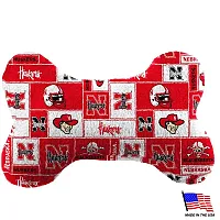All Star Dogs Nebraska Huskers Plush Bone Toy - Small
