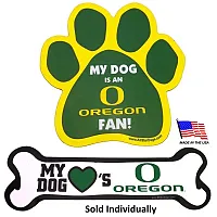 All Star Dogs Oregon Ducks Car Magnets - Bone