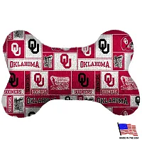 All Star Dogs Oklahoma Sooners Plush Bone Toy - Small