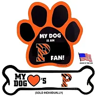 All Star Dogs Princeton Tigers Car Magnets - Bone