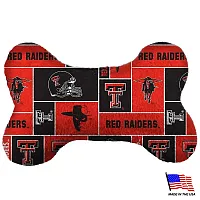 All Star Dogs Texas Tech Plush Bone Toy - Small