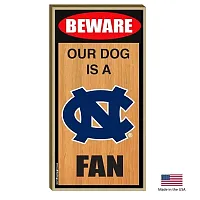 All Star Dogs North Carolina Tarheels Wood Sign