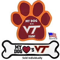 All Star Dogs Virginia Tech Car Magnets - Paw