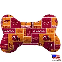All Star Dogs Virginia Tech Plush Bone Toy - Small