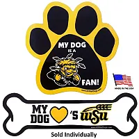 All Star Dogs Wichita State Shockers Car Magnets - Bone