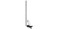 3&#039; Underhood Antenna Kit (Black) Au320-B