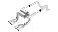 BORLA 11822 Atak System Vette 06-12