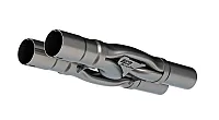 BORLA 60745 Universal Hydroformed 2.5' O.D. Out