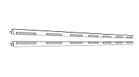 BAK IND 166A0001 Angle Shim Kit 1/8X1/2X6