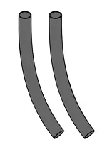 BAK IND 316A0006 Bakflip Drain Tubes Rplcmnt Set Of2