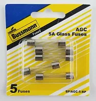 BUSSMANN BPAGC5RP 5Pk Bp/Agc5 Fuses
