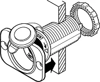 BLUE SEA 1011BSS 12V Dc Dash Socket
