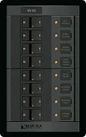 BLUE SEA 1200BSS Panel 360 12Vdc 8Pos Fr