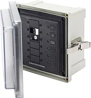 BLUE SEA 3116BSS Enclosure Sms Panel 120Vac Elci 30A