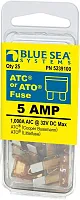 BLUE SEA 5239100BSS Fuse Ato/Atc 5A Pack 25