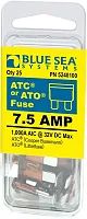 BLUE SEA 5240100BSS Fuse Ato/Atc 7.5A Pack 25