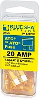 BLUE SEA 5243100BSS Fuse Ato/Atc 20A Pack 25