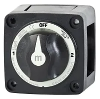 BLUE SEA 6008200BSS Switch M Series 3 Pos Selector Blac