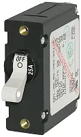 BLUE SEA 7218BSS Circuit Breaker Aa1Toggle 25A Wht