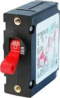 BLUE SEA 7229BSS Circuit Breaker Aa1Toggle 50A Red
