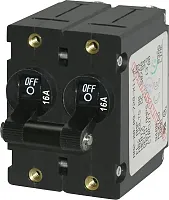 BLUE SEA 7348BSS Circuit Breaker Aa2Toggle 16A Blk