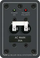BLUE SEA 8077BSS Panel 120Vac Main 30A