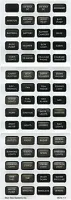 BLUE SEA 8214BSS Label Kit Dc H2O Compact Blk