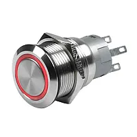 BEP 0511000101 Push But Sw On/Of Ring Illum 12V Re