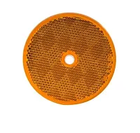 BUYERS PROD 5623317 Reflector Amber 3-3/16In Round Bo