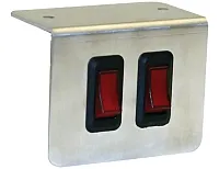BUYERS PROD 6391002 Switch Panel Double On-Off Illumina