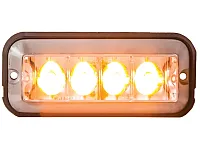 BUYERS PROD 8891004 Light Strobe 4-7/8In Rect 4Led Ambe
