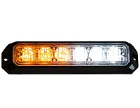 BUYERS PROD 8891502 Light Strobe 5In 6 Led Amber/Clea