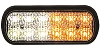 BUYERS PROD 8891602 Light Strobe 5In 1/2 Amber 1/2 Cle