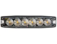 BUYERS PROD 8892200 Light Strobe 5-1/8In 6-Led Amber
