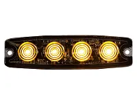 BUYERS PROD 8892240 Light Strobe 4-3/8In 4-Led Amber 1