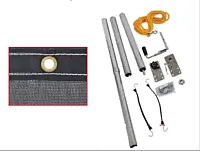 BUYERS PROD DTT7018 Dump Tarp Kit (Round Axle) Mesh Ta