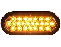 BUYERS PROD SL65AO Light Strobe 6.5In Oval Amber Led