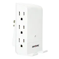Rayovac Ss-Q615 6-Ac Outlet 540-Joules Surge Protector Wall Tap With Wireless Ch