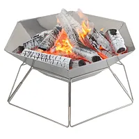 Brentwood 20" Portable Stainless Steel Folding Charcoal BBQ Grill with Carry Bag