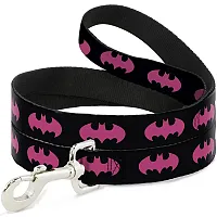 Buckle-Down Buckle-Down Batman Signal Fuchsia Pet Leash