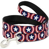 Buckle-Down Buckle-Down Captain America Shield Navy Pet Leash