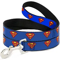 Buckle-Down Buckle-Down Superman Shield Blue Pet Leash