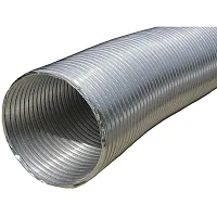 Builders Best 110412 Semi-Rigid Aluminum Duct, 8Ft (10&quot; Dia)