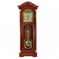 Bedford Clock Collection 33&quot; Antique Cherry Oak Finish Chiming W