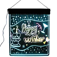 Lighted Writable Menu Board Multicolor Flashing LED Message Boar