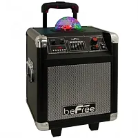 beFree Sound Projection Party Light Dome 6.5 Inch Subwoofer Blue